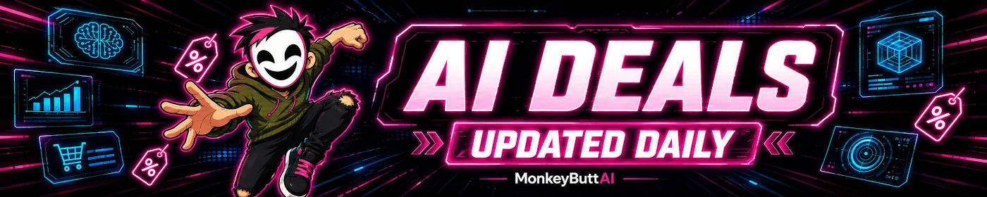 MonkeyButtAI AI Deals — Updated Daily