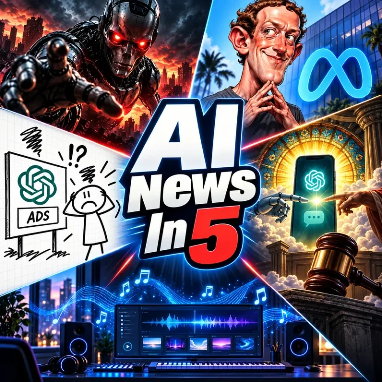 AI News in 5: Killer AI Warnings, Meta’s New Muse and ChatGPT’s Advertising Future