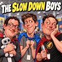 Dario Amodei and sam altman and elon musk - want slow down - funny caricature