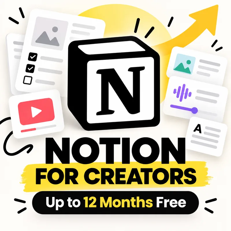 Free Notion Ai access for creators