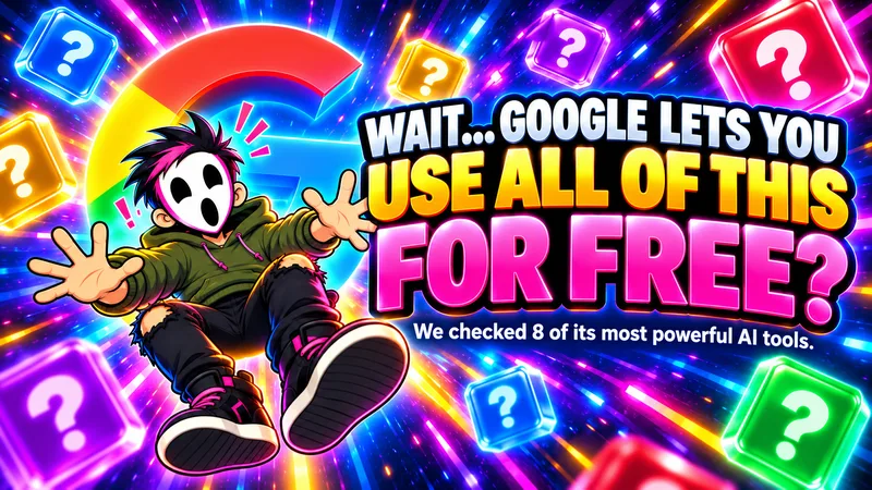 are these google AI sites really free - we check out everything from gemini to stitch to flow