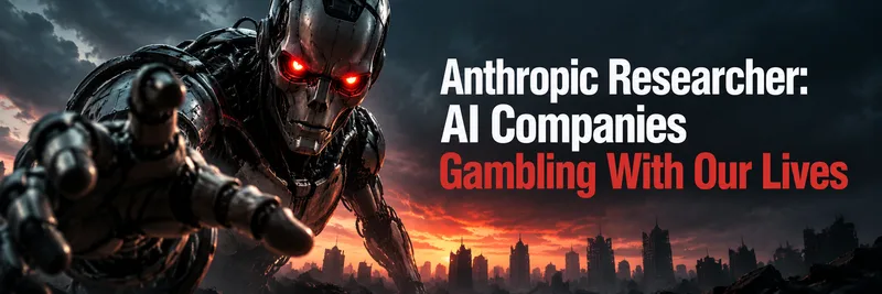 Anthropic researcher quits and says AI companies are “gambling with our lives”