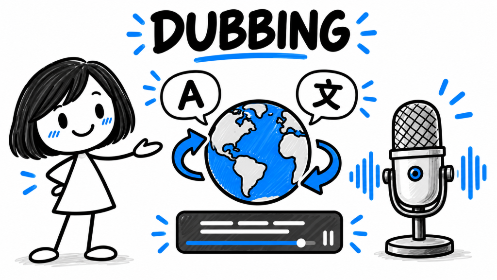 Voice dubbing for eleven labs