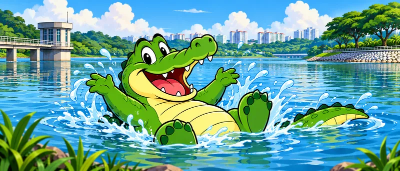 A Fake AI Crocodile Sparked a Real Crocodile Hunt