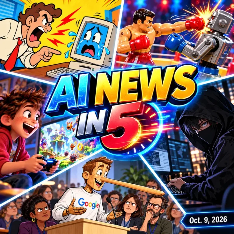 AI News in 5: Don’t Bully Claude, Robot Fight Club & Google’s Airline Data Grab